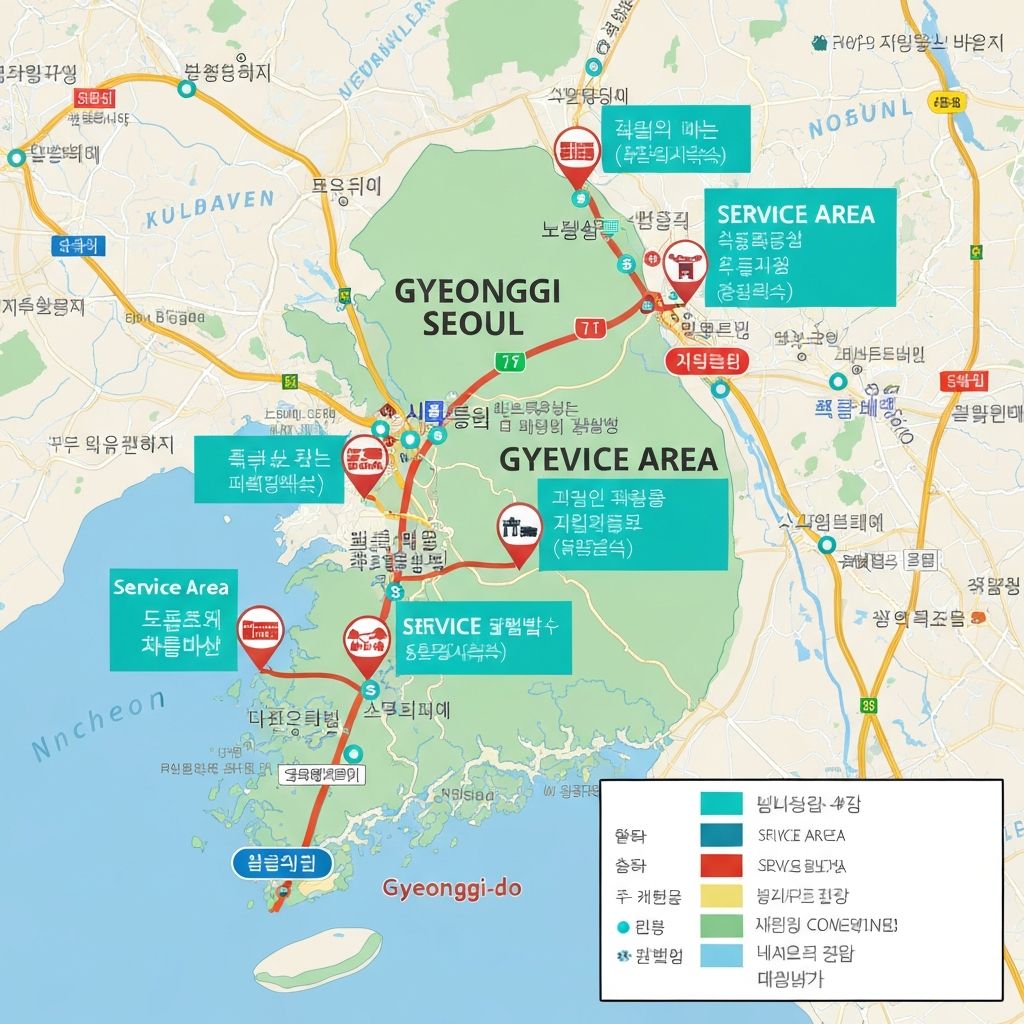 서비스 지역 지도