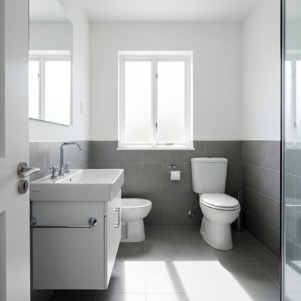 욕실 청소 - 청소 후